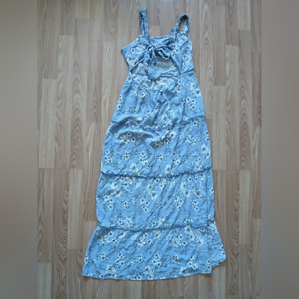 Women's Floral Blue  Dress